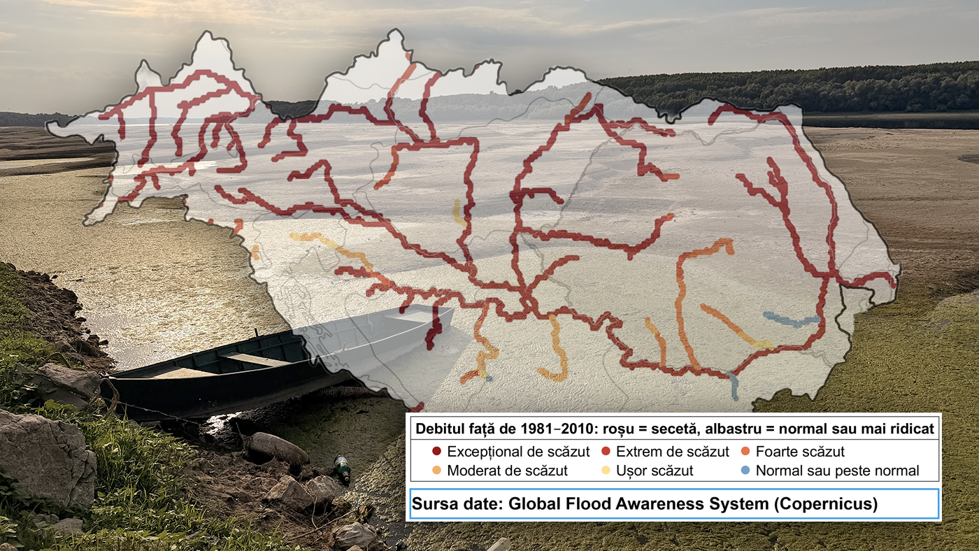 ce arată datele climatice despre viitorul fluviului și expunerea României la secetă