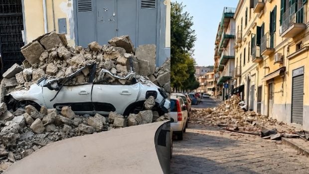Cutremur puternic în Napoli. 21 de persoane au fost rănite, două sunt în stare gravă
