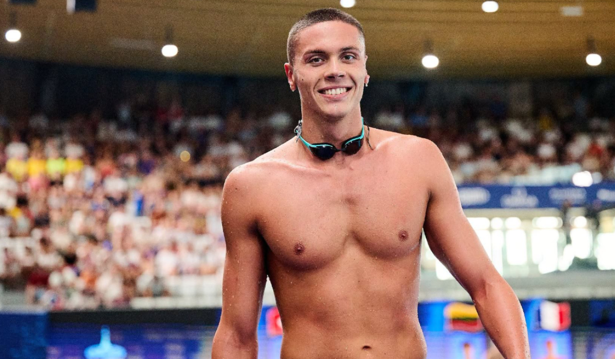 Imagine asociată subiectului: David Popovici a câștigat al treilea aur european consecutiv la 100 m liber
