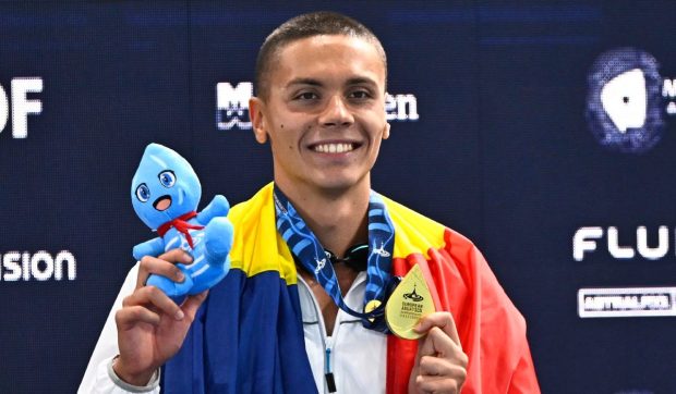 David Popovici triumfă din nou la 100 metri liber și stabilește un nou record european