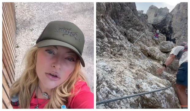 Delia în Dolomiți: O aventură montană spectaculoasă pe traseul Pisciadù, într-un peisaj ce pare din altă lume