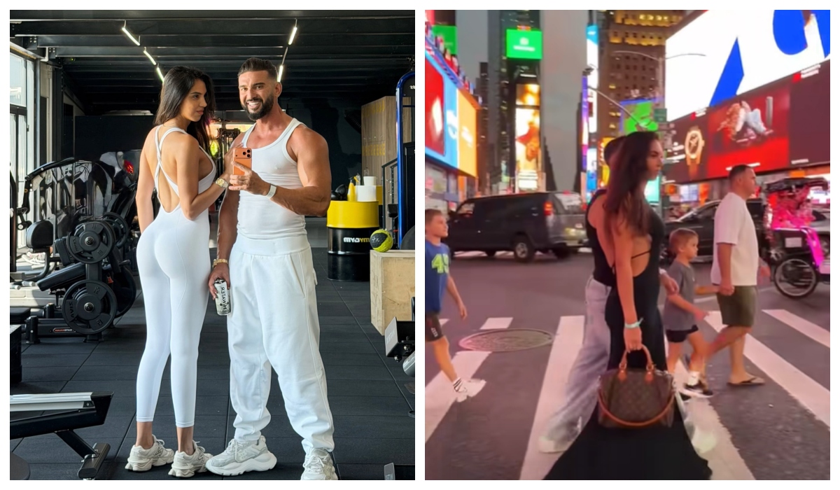Cum au apărut Dorian Popa și soția lui pe străzile din New York. S-au făcut nevăzuți în mulțime