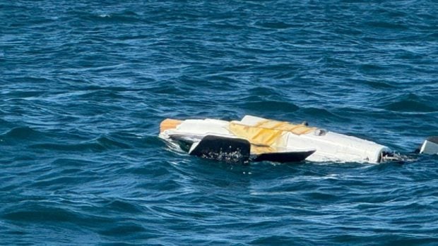 O dronă a fost descoperită în Marea Neagră, la 1,5 km de plaja Modern din Constanța, verificată de militari