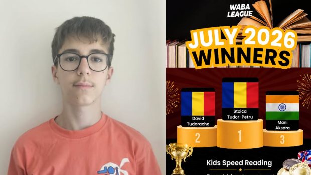 Doi elevi brașoveni domină un prestigios campionat mondial de citire rapidă
