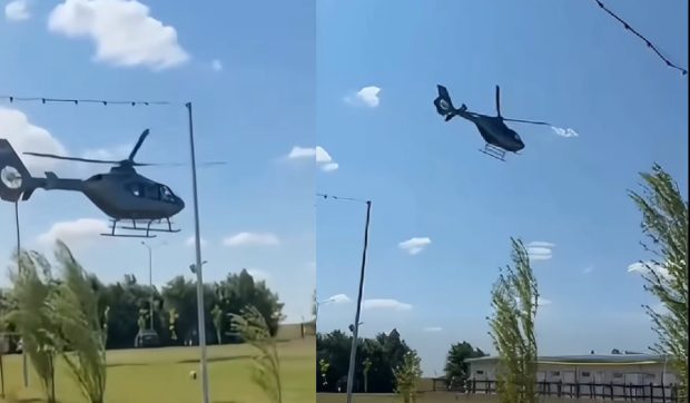 Un afacerist român și-a trimis elicopterul la un centru de echitație din Constanța ca să-și ia fiica. Aterizarea neautorizată s-a lăsat cu dosar penal