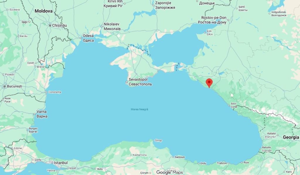 Harta Arkhipo-Osipovka, Krasnodar, Rusia
