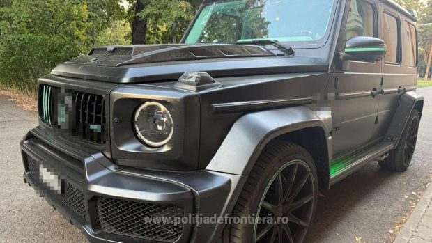Poliția de Frontieră reține pe A1 un Mercedes-AMG Brabus în valoare de 200.000 de euro, condus de un cetățean elvețian
