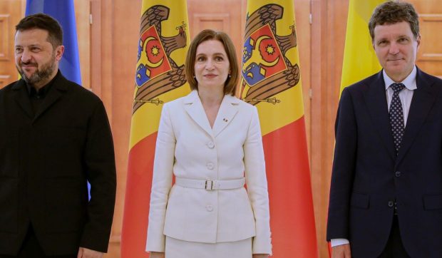 Nicușor Dan, după trilaterala de la Chișinău cu Maia Sandu și Volodimir Zelenski: „Asigur Ucraina încă o dată de sprijinul României în această luptă”