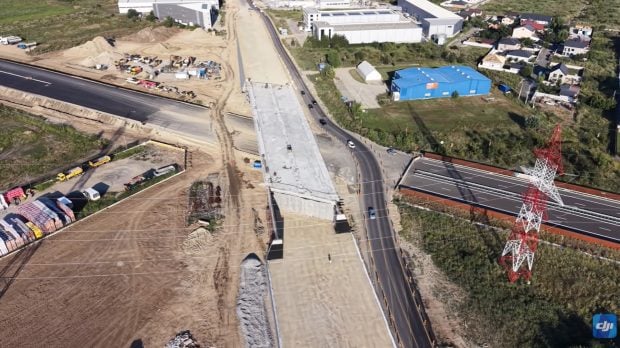 Finalizarea sectorului de 8,6 km din A0 Nord, construit de chinezi, amânată din nou până în octombrie 2026