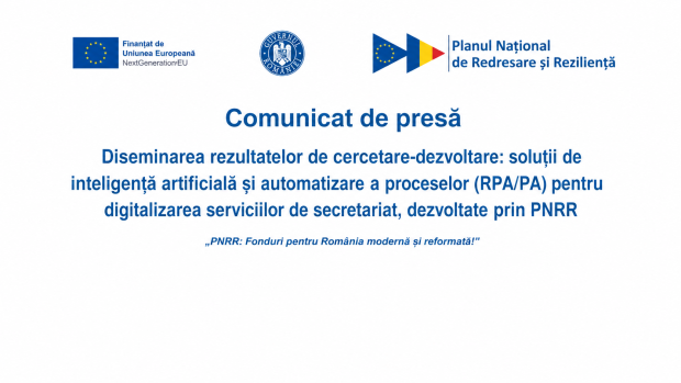 Soluții Digitale Avansate pentru Modernizarea Serviciilor de Secretarial Medical prin PNRR