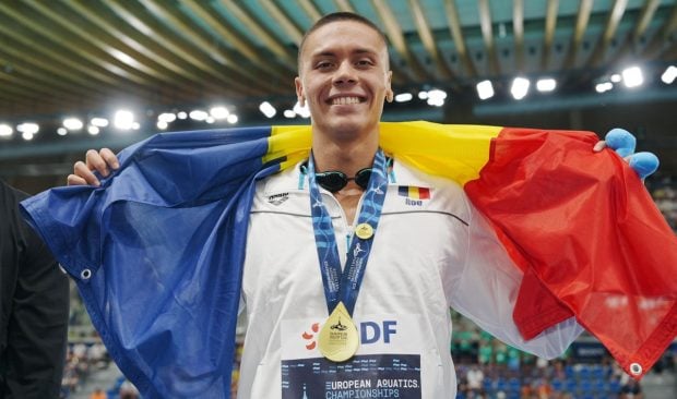 David Popovici, favorit în finala de 200 m liber la Campionatele Europene de Natație Paris 2026 – transmisiune TVR 1 și TVR Sport