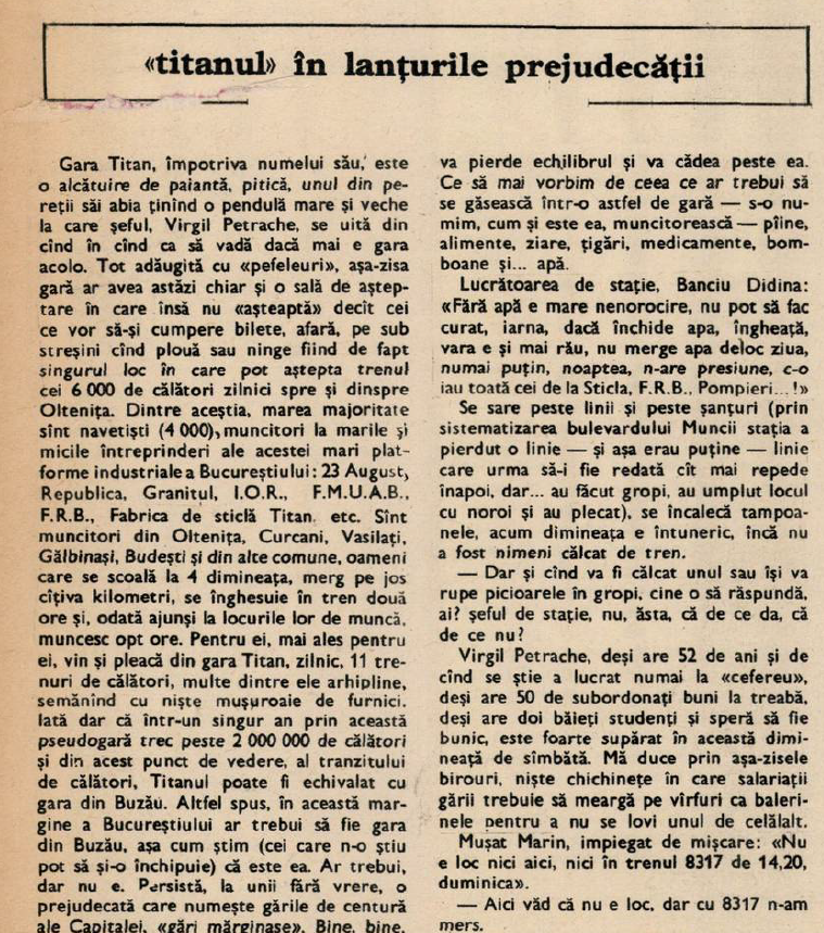 O gară și un capăt de linie într-un București uitat: între o halbă de bere și drumul spre Oltenița cu 16 opriri