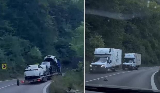 Roata unei platforme se desprinde și ajunge pe contrasens pe Valea Oltului, șoferul continuă încă 10 km fără să oprească