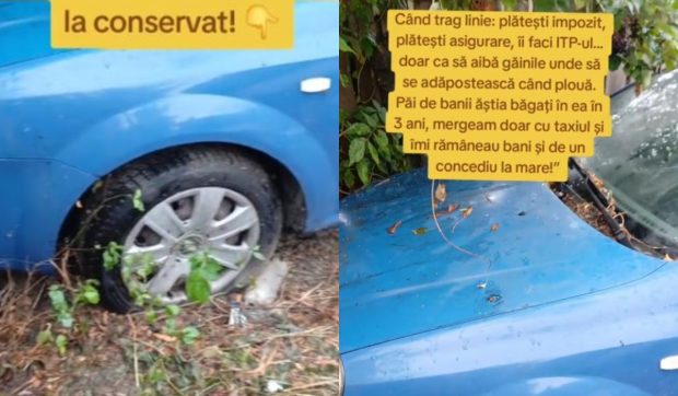 Un român din Italia a cumpărat o mașină pentru vacanțele în țară, a mers 50 de kilometri cu ea și apoi a ajuns „un monument al diasporei”