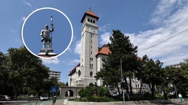 Povestea lui „Pandelică”, ostașul în armură care apără Bucureștiul de rele. Are o copie „muncitorească” în mahala, lângă Obor. Autor: Alexandru Dimitriu, un mare maestru ornamentalist al României