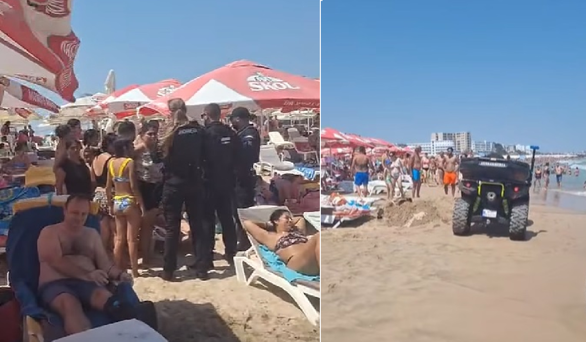 Turiştii au ignorat steagul roşu de pe plajele din Eforie şi au fost amendați de jandarmi