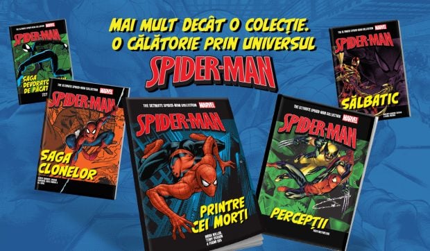 Ultimate Spider-Man ajunge în România printr-o colecție dedicată pasionaților de benzi desenate