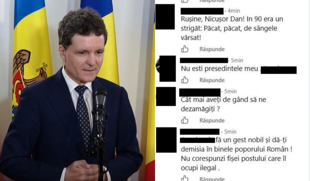 Val de indignare pe pagina de Facebook a președintelui Nicușor Dan, după declarațiile în care îl apără pe Pahonțu