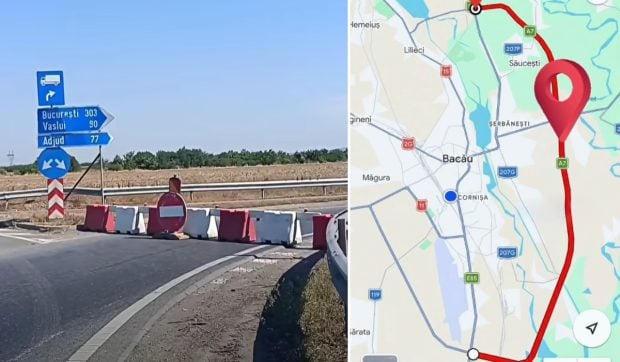 Circulația pe centura ocolitoare a Bacăului, restricționată până la sfârșitul lunii august din cauza lucrărilor la Autostrada A7
