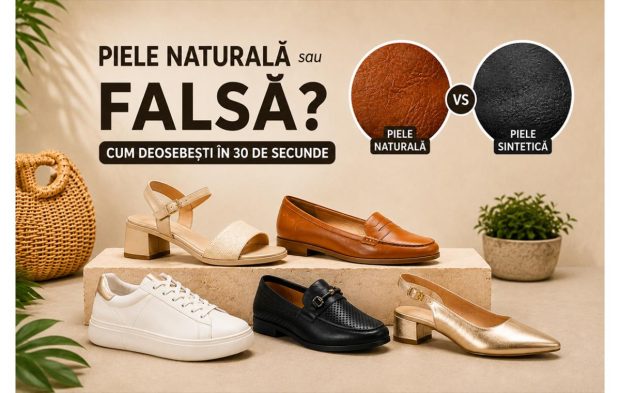 Încălțăminte piele naturală sau falsă? Cum deosebești în 30 de secunde – trucul pe care vânzătorii nu vor să-l știi