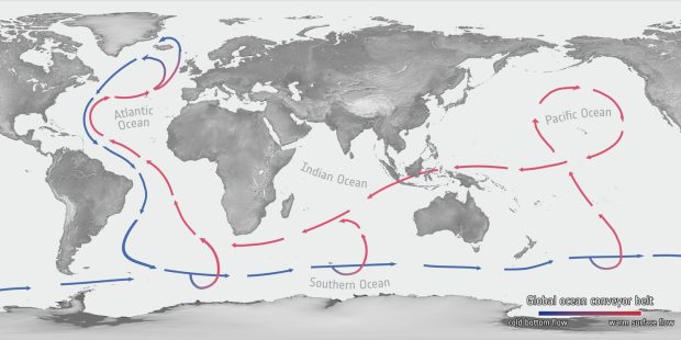 O rețea uriașă de curenți oceanici ar putea intra în colaps. Ce riscuri sunt pentru SUA și Europa